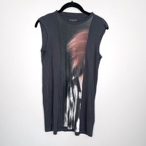 All Saints Muscle Graphic Tank